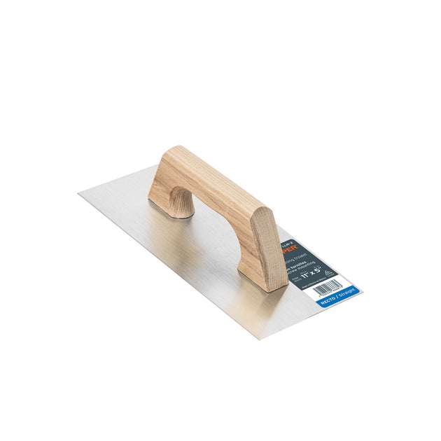 LLM-2 Llana 11" canto recto, tipo español, mango madera, TRUPER