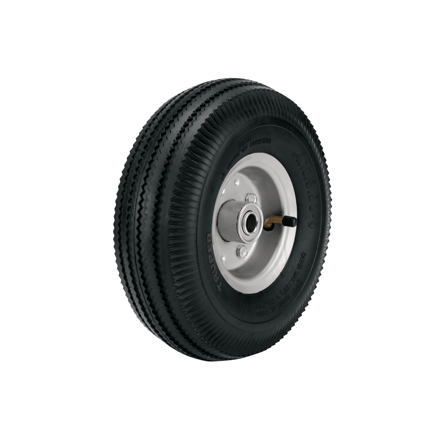 LLN-10C Rueda neumática 10" para eje central, Truper