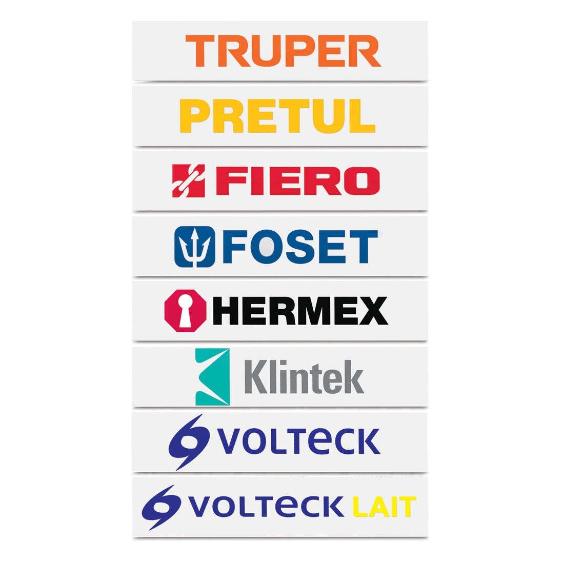 LOGOS-60-2 Logotipos de vinil autoadherible de 60 cm, Truper