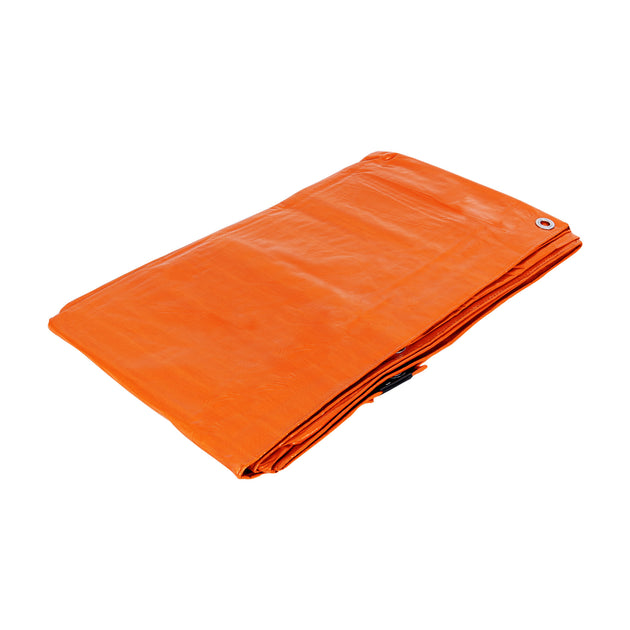LP-44N Lona de polietileno 4 x 4 m, naranja, 110 g/m2, PRETUL