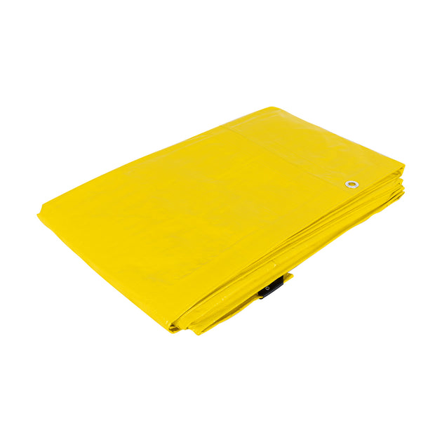 LP-55A Lona de polietileno 5 x 5 m, amarilla, 110 g/m2, PRETUL