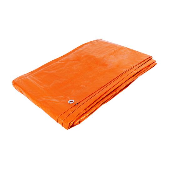 LP-55N Lona de polietileno 5 x 5 m, naranja, 110 g/m2, PRETUL