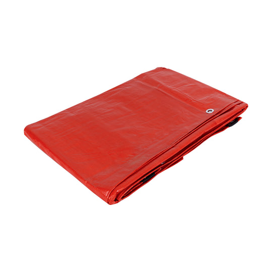 LP-55R Lona de polietileno 5 x 5 m, roja, 110 g/m2, PRETUL