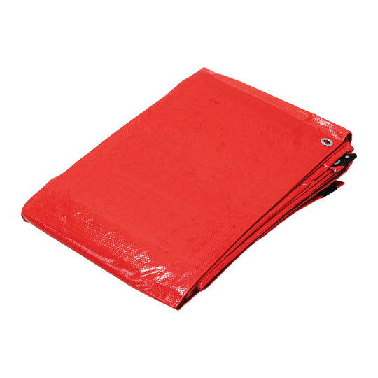 LP-56R Lona de polietileno 5 x 6 m, roja, 110 g/m2, PRETUL
