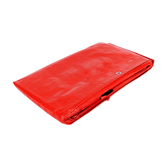 LP-66R Lona de polietileno 6 x 6 m, roja, 110 g/m2, PRETUL