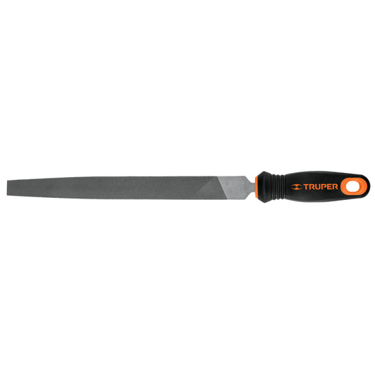 LPB-10T Lima plana bastarda 10" con mango doble inyección, TRUPER