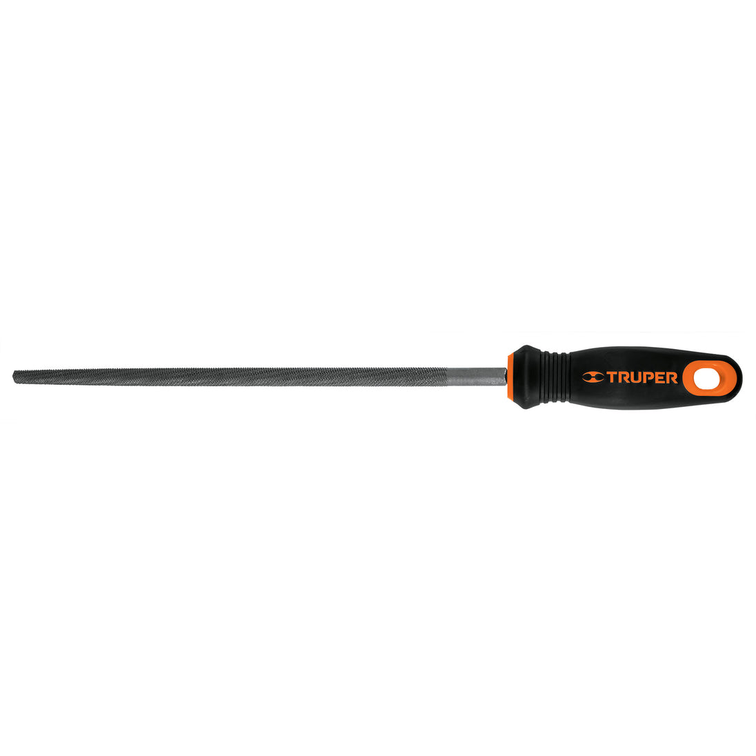LRB-10T Lima redonda bastarda 10" con mango doble inyección, TRUPER
