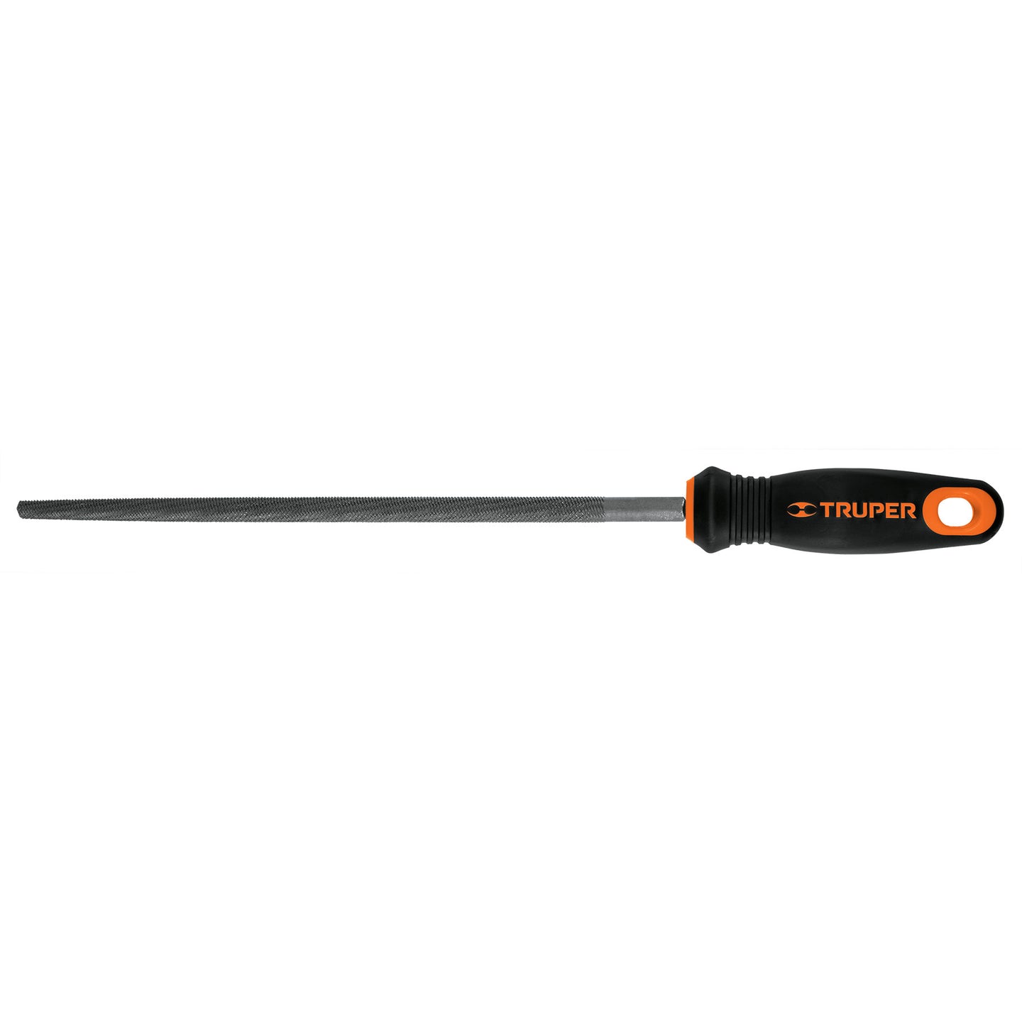 LRB-10T Lima redonda bastarda 10" con mango doble inyección, TRUPER