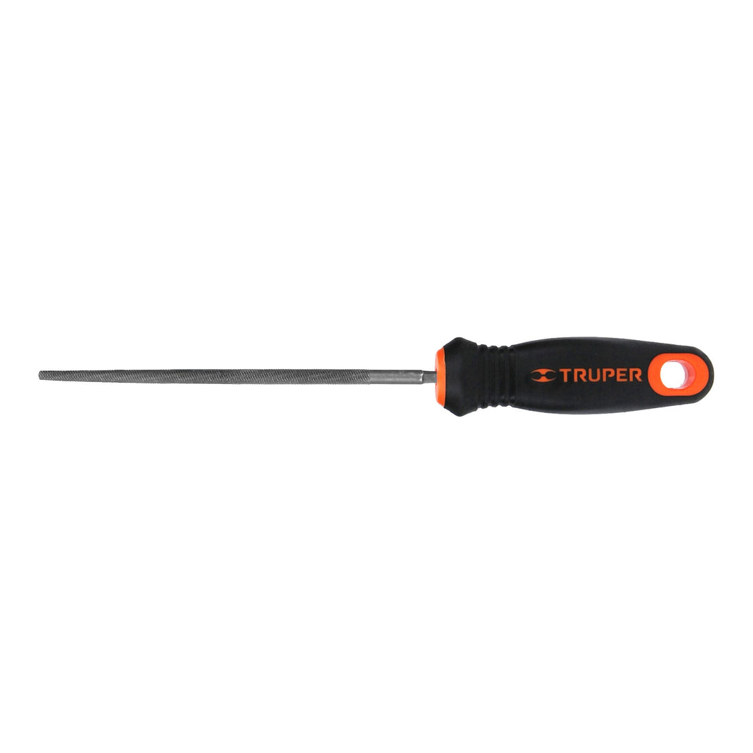 LRB-6T Lima redonda bastarda 6" con mango doble inyección, TRUPER