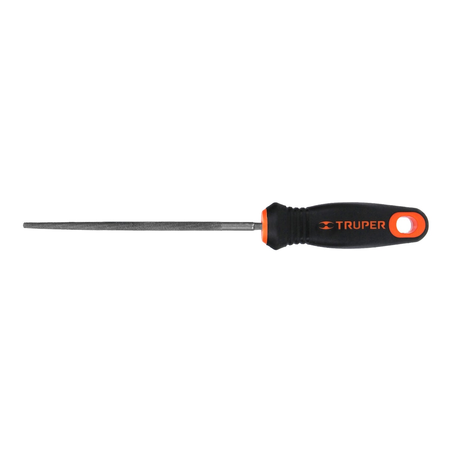 LRB-6T Lima redonda bastarda 6" con mango doble inyección, TRUPER