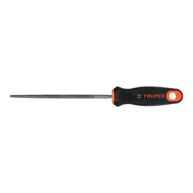 LRB-6T Lima redonda bastarda 6" con mango doble inyección, TRUPER