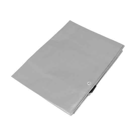 LT-152 Lona de polietileno reforzada 1.5x2 m, gris, 180g/m2, TRUPER