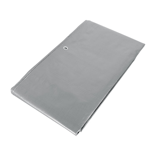 LT-33 Lona de polietileno reforzada 3 x 3 m, gris, 180g/m2, TRUPER