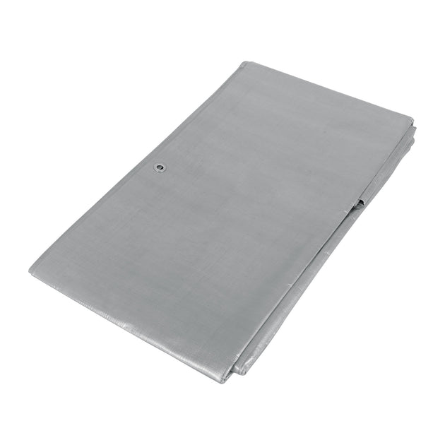 LT-34 Lona de polietileno reforzada 3 x 4 m, gris, 180g/m2, TRUPER