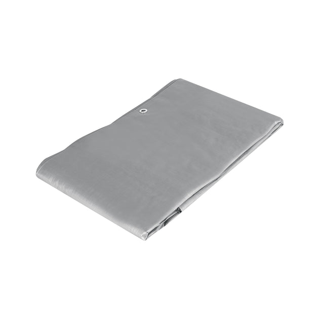 LT-45 Lona de polietileno reforzada 4 x 5 m, gris, 180g/m2, TRUPER