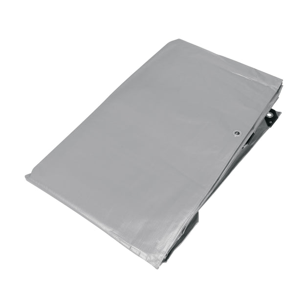 LT-47 Lona de polietileno reforzada 4 x 7 m, gris, 180g/m2, TRUPER