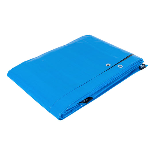 LT-47Z Lona de polietileno reforzada 4 x 7 m, azul, 180g/m2, TRUPER