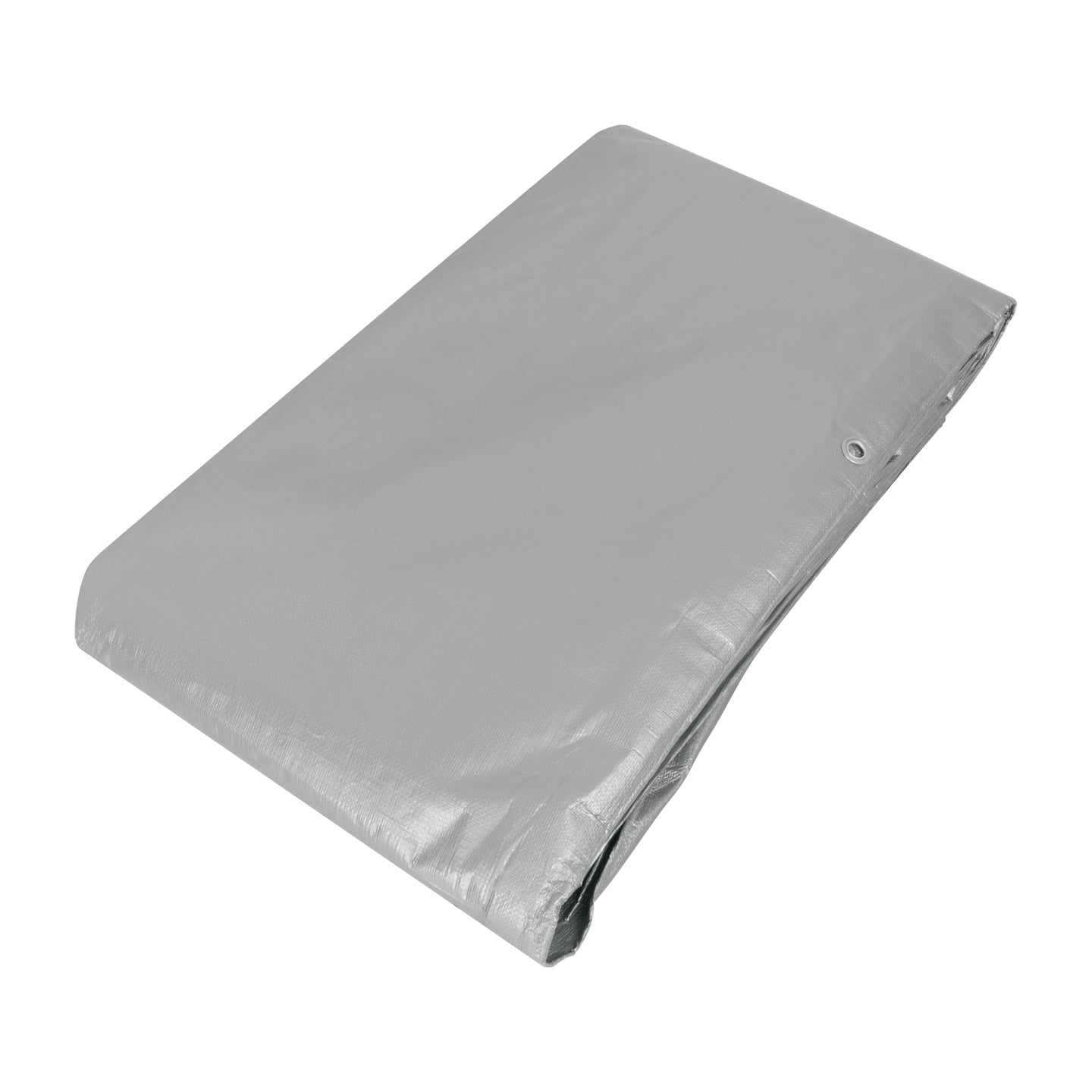 LT-55 Lona de polietileno reforzada 5 x 5 m, gris, 180g/m2, TRUPER