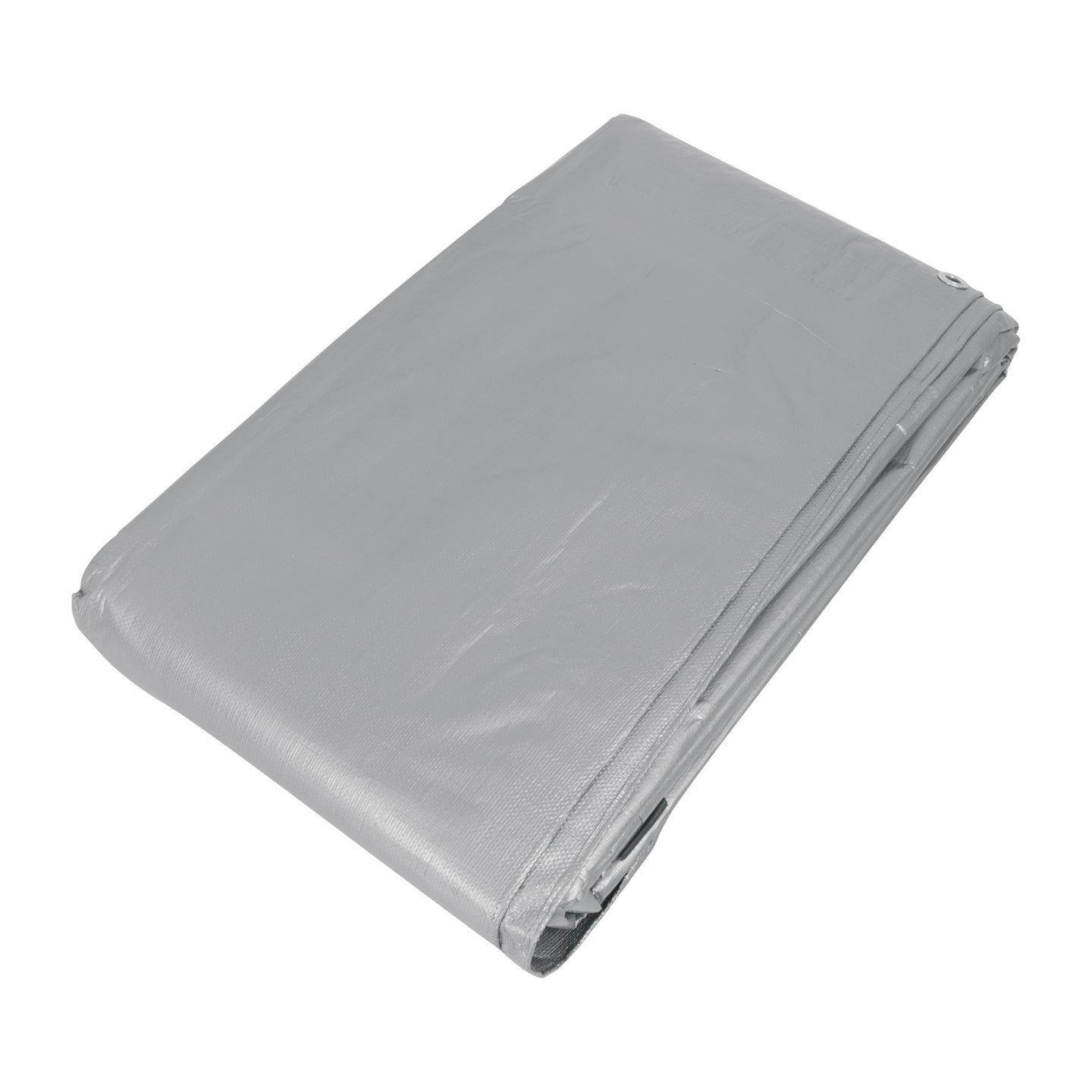 LT-57 Lona de polietileno reforzada 5 x 7 m, gris, 180g/m2, TRUPER