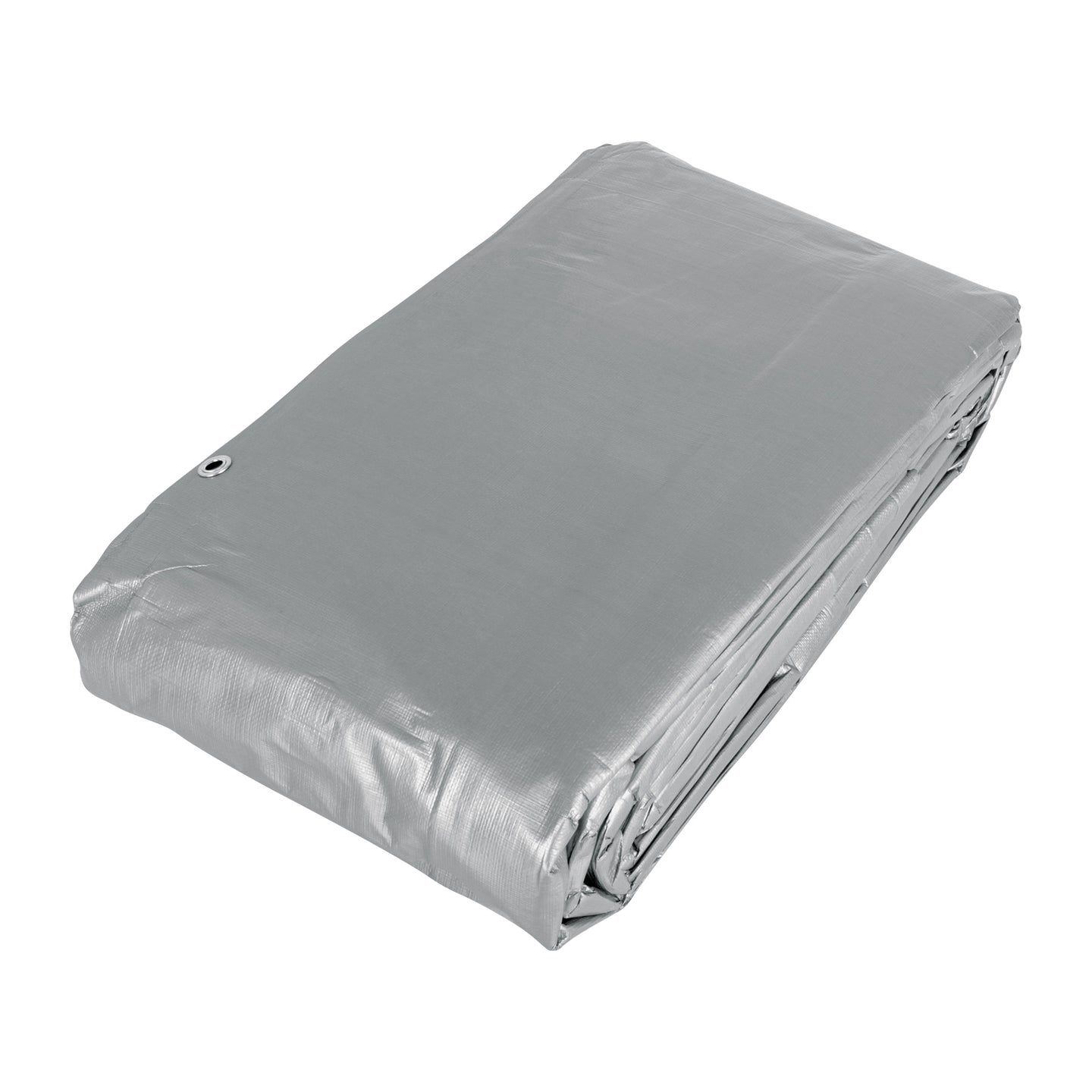 LT-612 Lona de polietileno reforzada 6x12 m, gris, 180g/m2, TRUPER