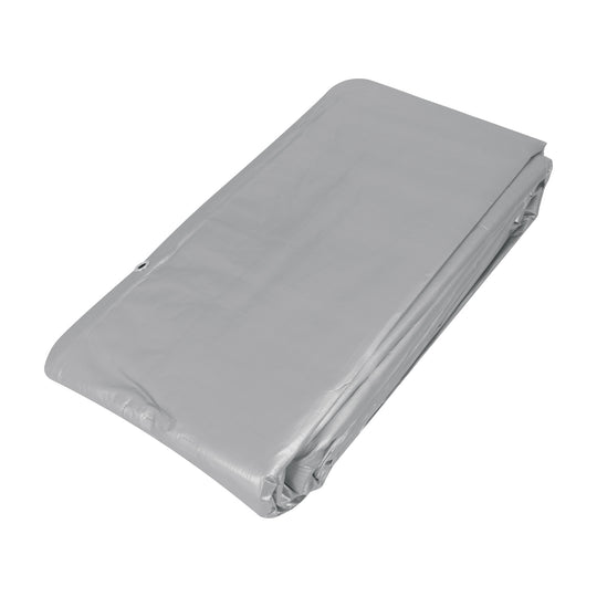 LT-69 Lona de polietileno reforzada 6 x 9 m, gris, 180g/m2, TRUPER