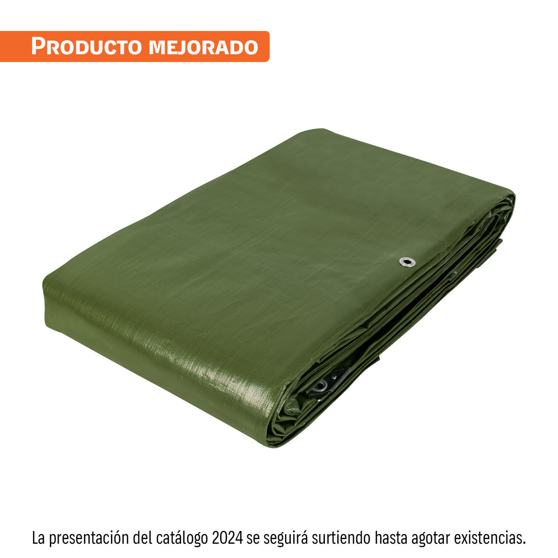 LT-69X Lona uso rudo 6 x 9 m, verde olivo, 240 g/m2, TRUPER EXPERT