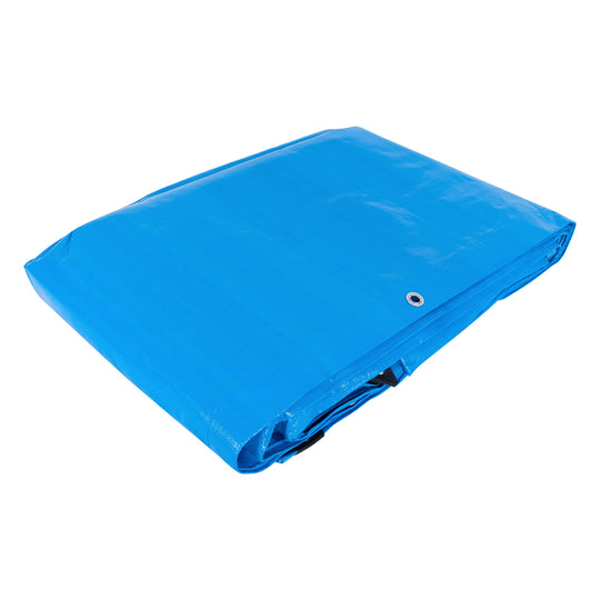 LT-69Z Lona de polietileno reforzada 6 x 9 m, azul, 180g/m2, TRUPER
