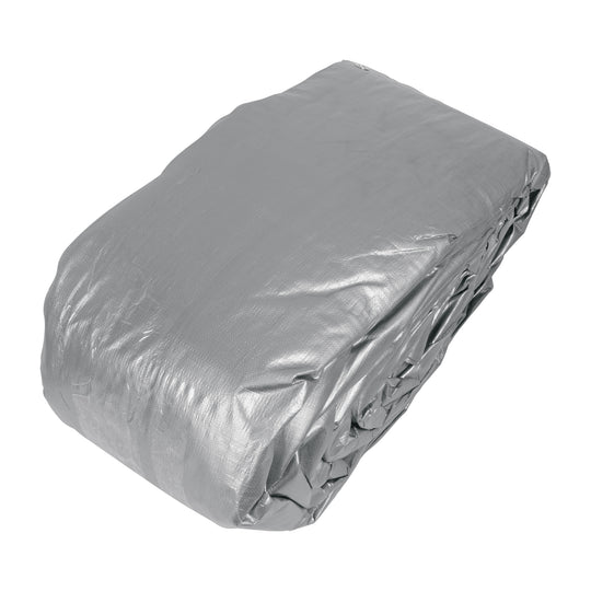 LT-914 Lona de polietileno reforzada 9x14 m, gris, 180g/m2, TRUPER