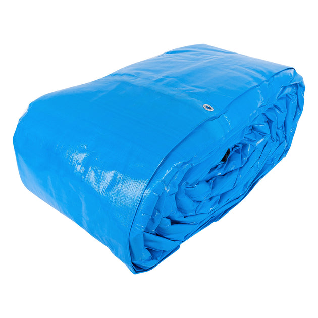 LT-914Z Lona de polietileno reforzada 9x14 m, azul, 180g/m2, TRUPER