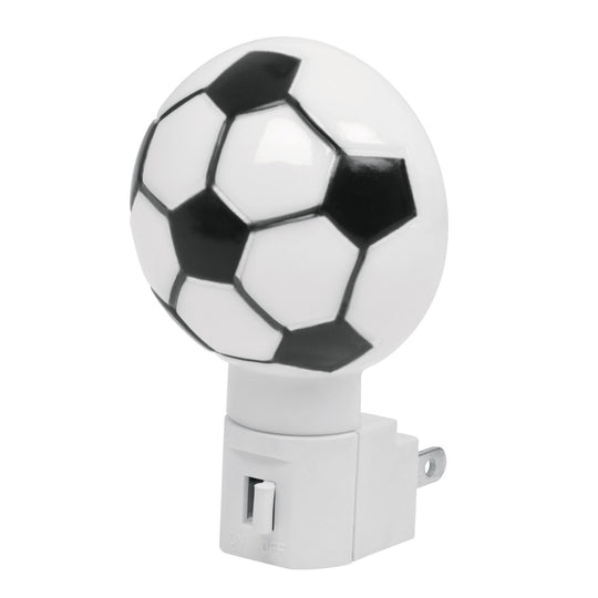 LUZ-04 Luz de noche con lámpara E12, balón soccer, VOLTECK