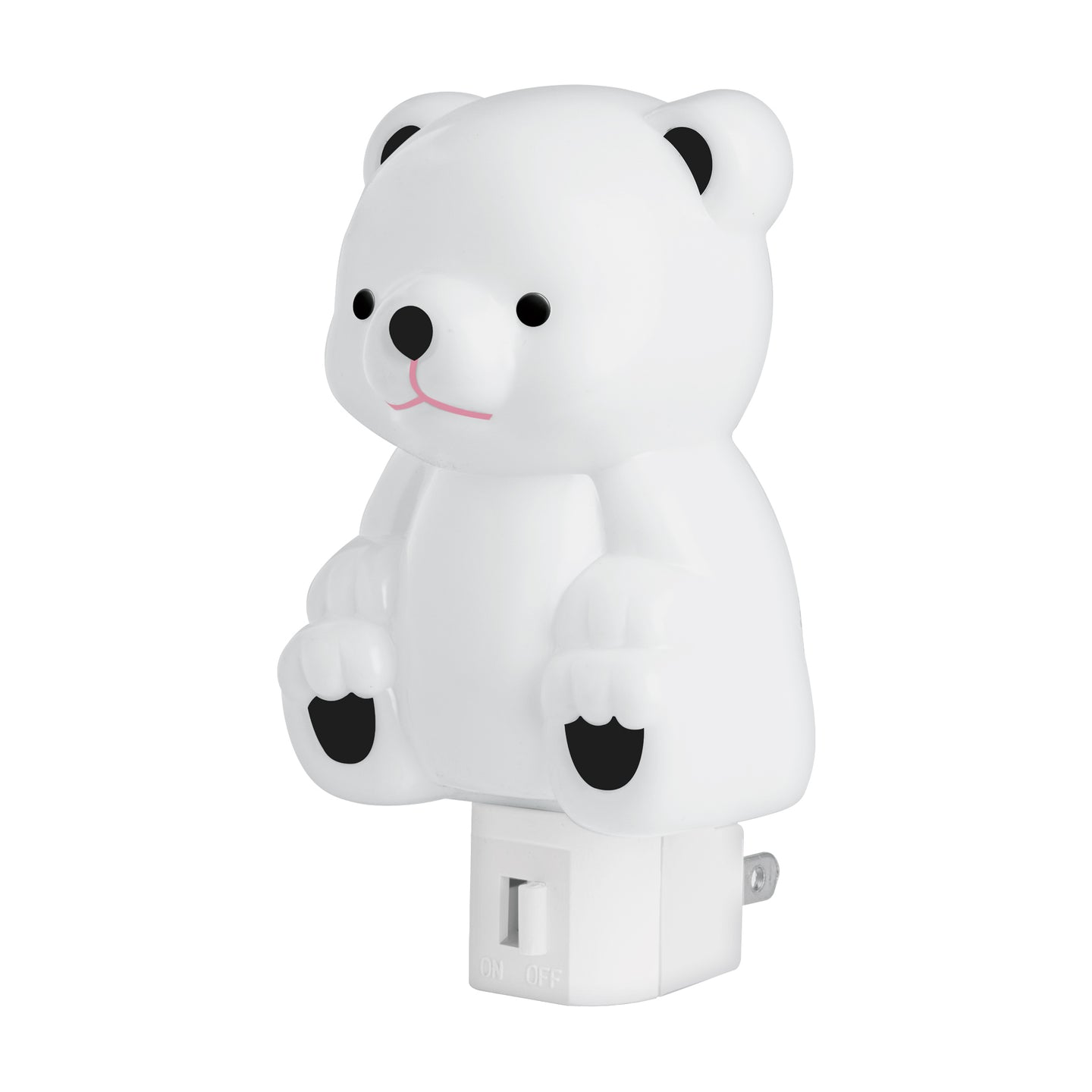 LUZ-14 Luz de noche con lámpara E12, oso, VOLTECK