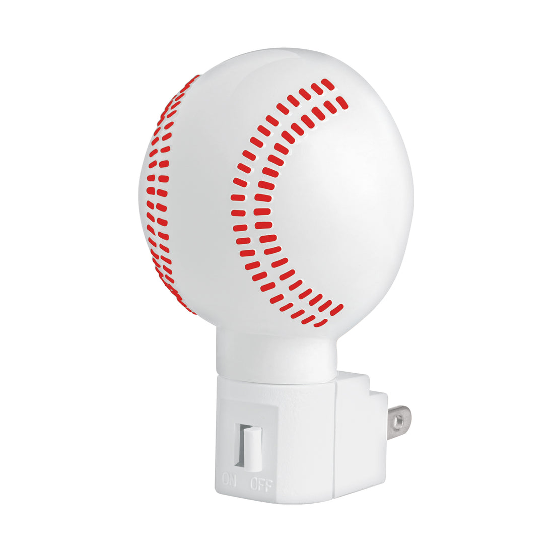 LUZ-15 Luz de noche con lámpara E12, pelota de béisbol, VOLTECK