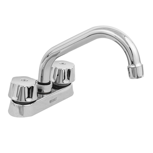 M-070-C Mezcladora 4" para lavabo, tubular, cartucho compresión