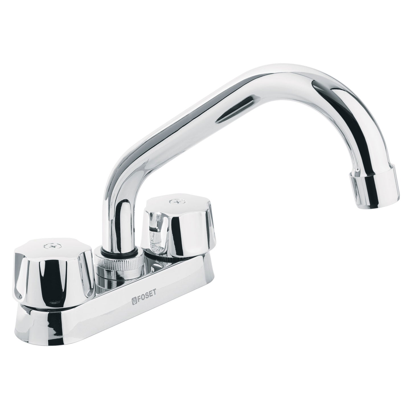 M-070 Mezcladora 4" para lavabo, tubular, cartucho cerámico