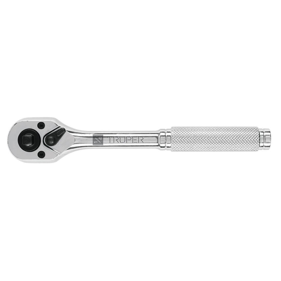 M-1438 Matraca doble cuadros 1/4"y 3/8", Truper