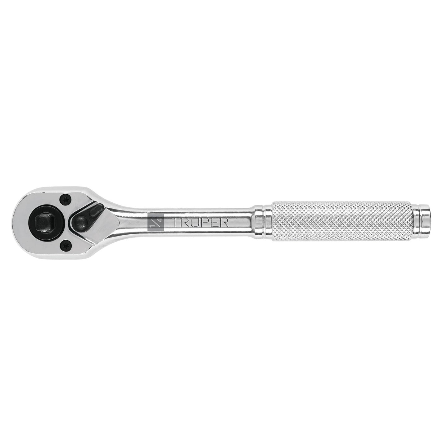 M-1438 Matraca doble cuadros 1/4"y 3/8", Truper
