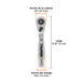 Trinquete Truper 1/4" 72 Dientes M-1472M | Acero Cromo Molibdeno