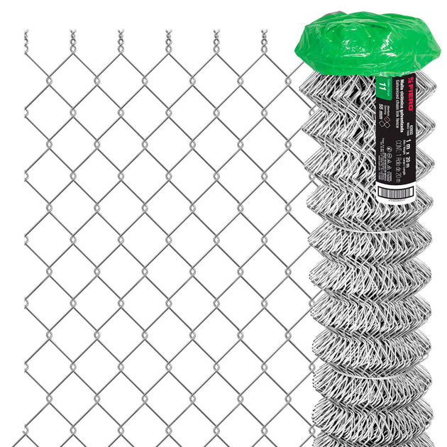 MACI-1550 Rollo malla ciclónica cal.11, 1x20m, abertura 55mm, 41kg