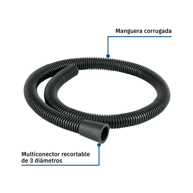 Flexible Foset MAD-100 | Polietileno 1m 3/4" para Desagüe