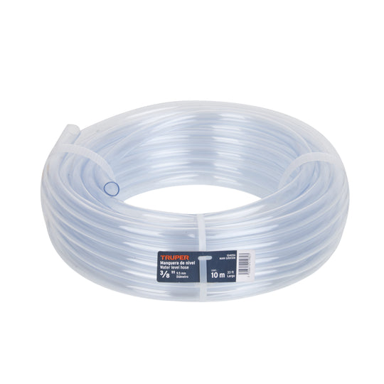 MAN-3/8X10N Manguera de Nivel, 3/8", rollo de 10m, TRUPER