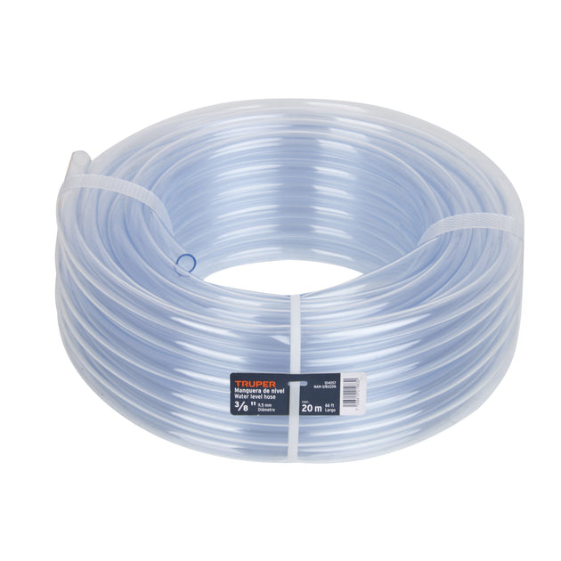 MAN-3/8X20N Manguera de Nivel, 3/8", rollo de 20m, TRUPER