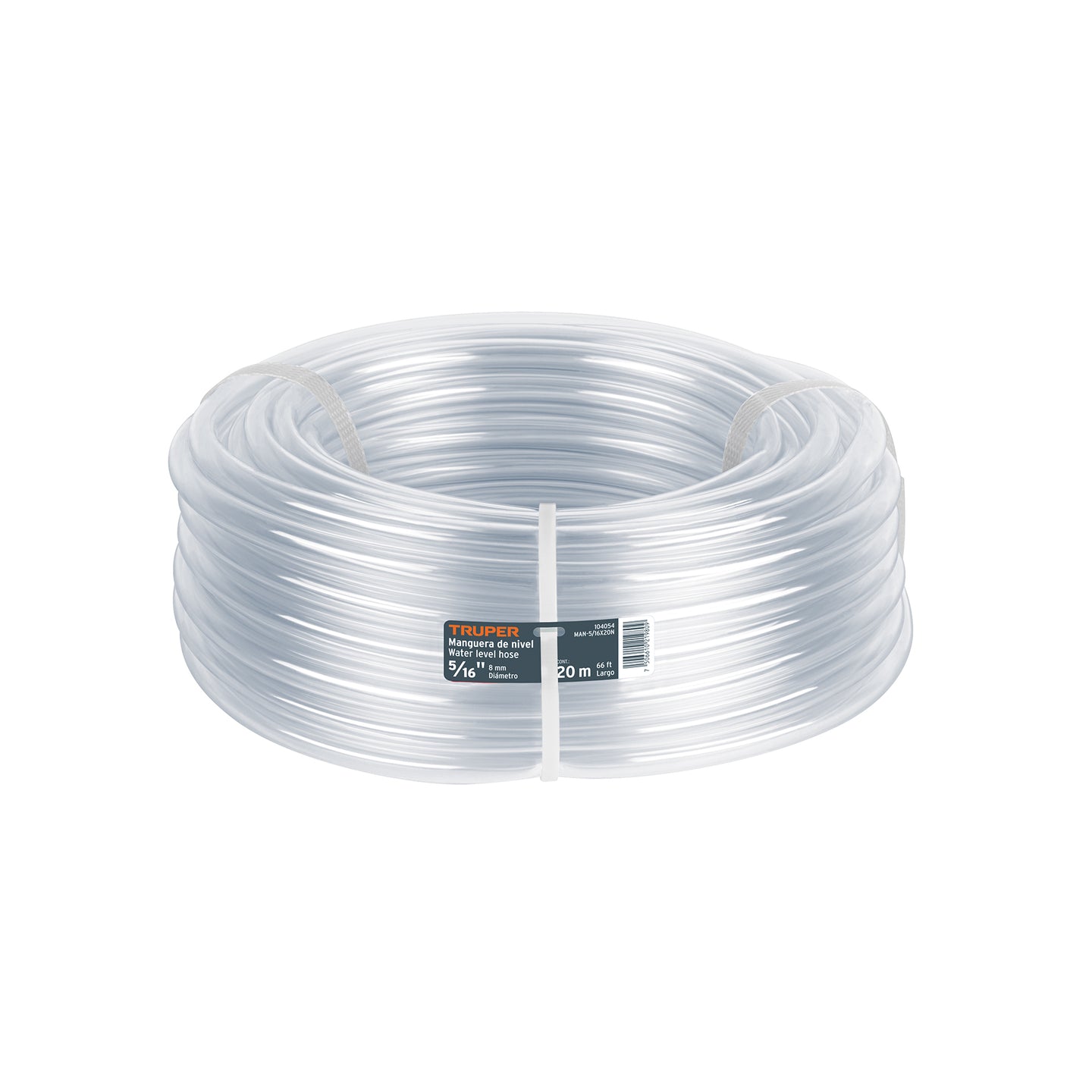 MAN-5/16X20N Manguera de Nivel, 5/16", rollo de 20m, TRUPER