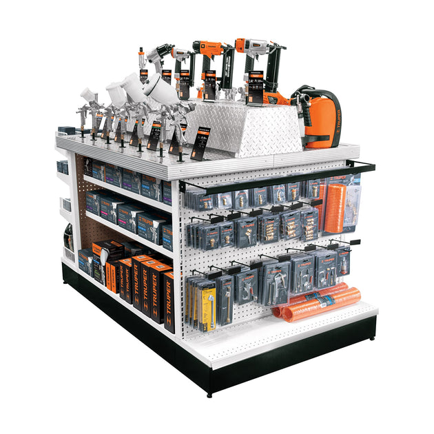 MAQ-NEU Mueble exhibidor con herramienta neumática