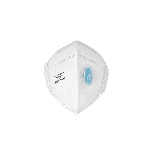 MAS-PLE-V Respirador plegable N95 con válvula para partículas, Truper