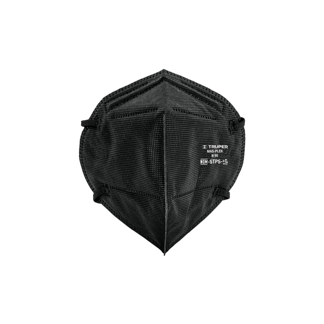 MAS-PLEN Respirador plegable N95 negro para polvos y partículas