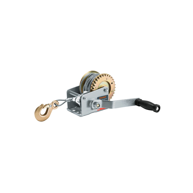 MAW-27C Malacate de manivela 300 kg con cable, Truper