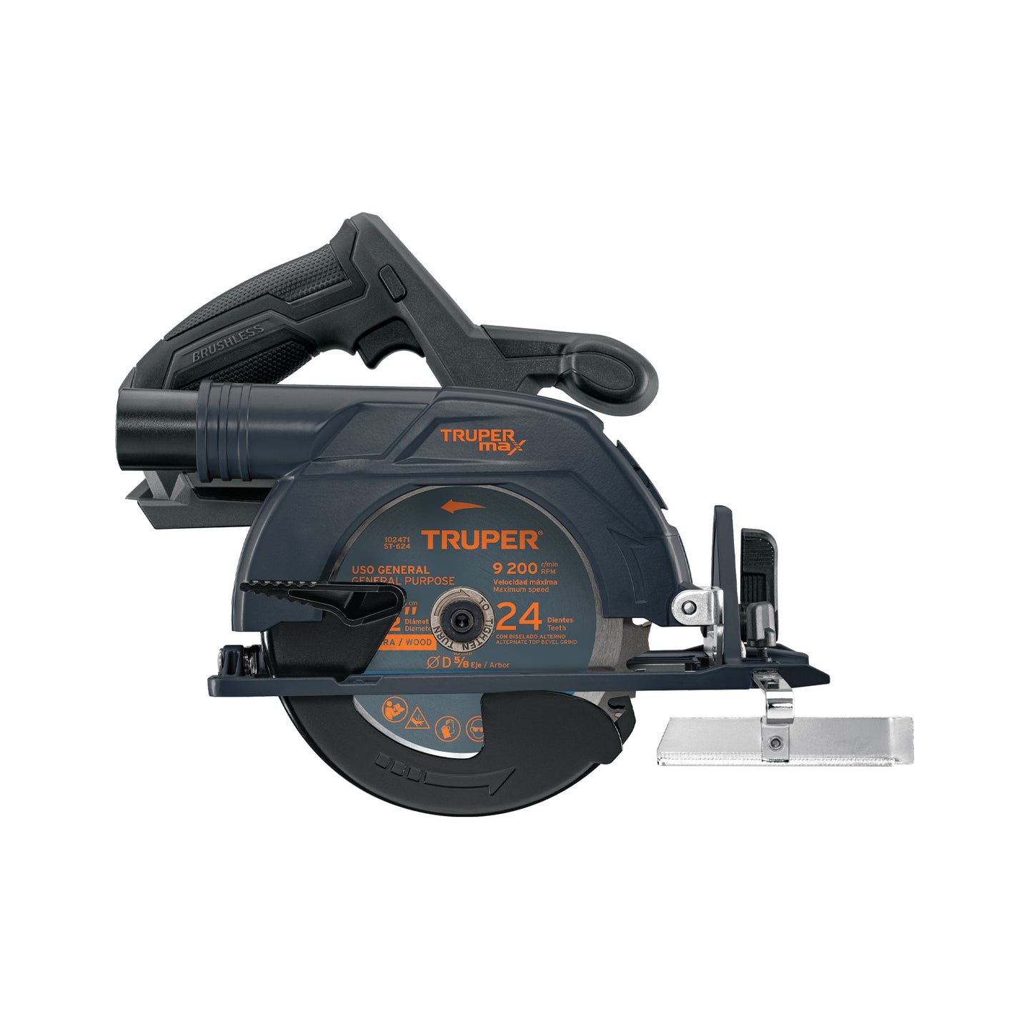 MAX-20SCS Sierra circular 6-1/2", 20V, s/accesorios, TRUPER MAX