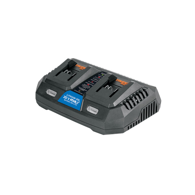 MAX-CA2 Cargador dual de baterías de ion litio 20V, TRUPER MAX