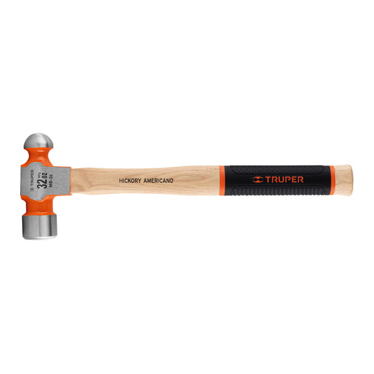 MB-32 Martillo pulido de bola 32 oz mango hickory, Truper Grip