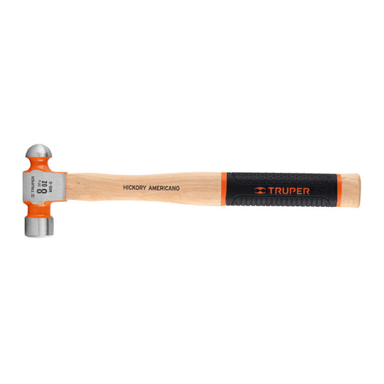 MB-8 Martillo pulido de bola 8 oz mango hickory, Truper Grip